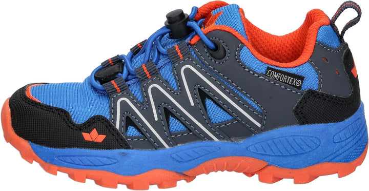 Lico Unisex Kinder Leander Trekkingsschuhe 26 EU Blau Marine Orange, 26 EU Blau Marine Orange