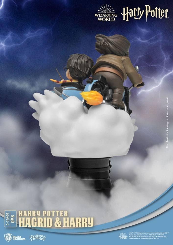 Beast Kingdom Harry Potter D-Stage PVC Diorama Hagrid & Harry New Version 15 cm