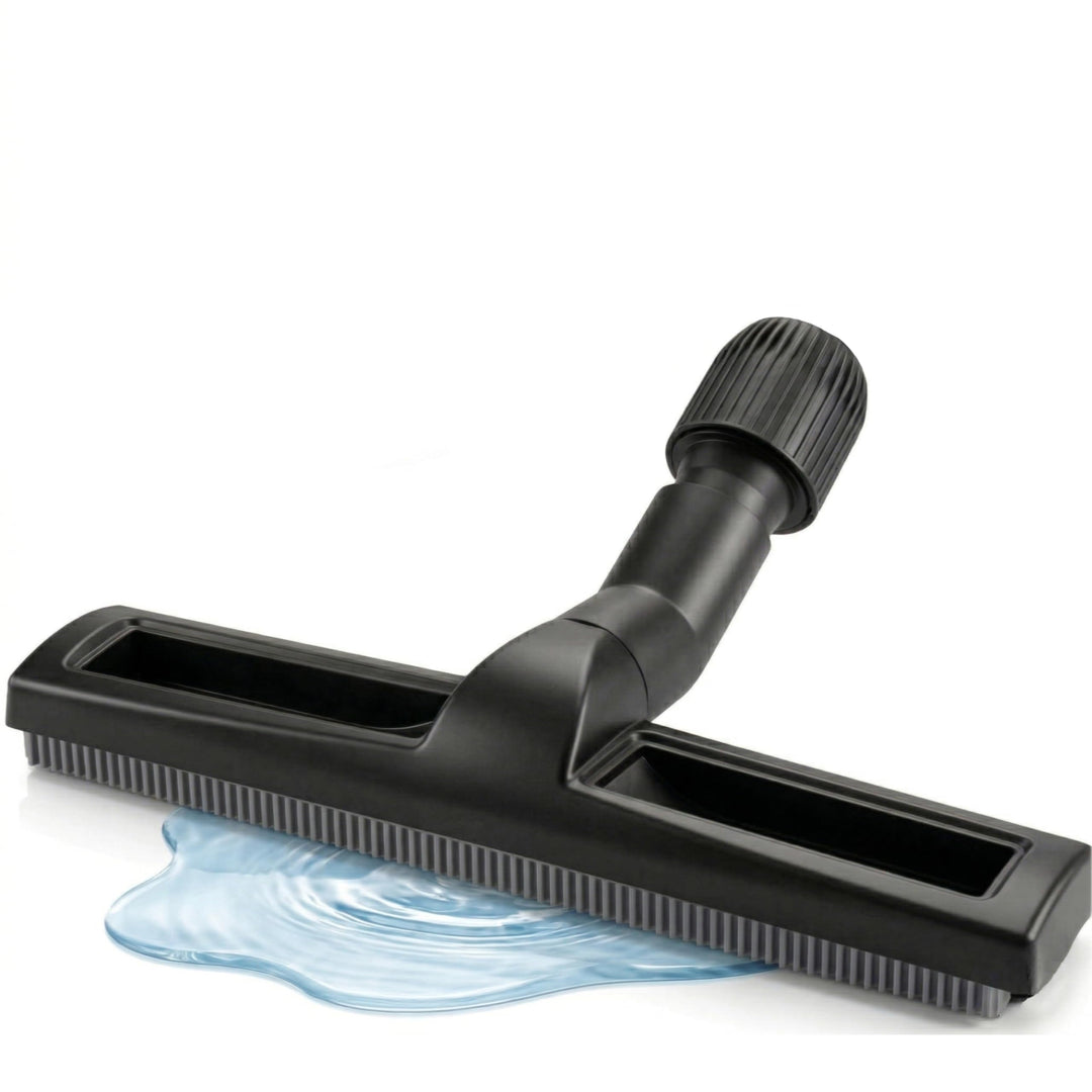 DeClean Universal Wassersaugdüse für Staubsauger – 36 cm, Gummilippen & Nylonhaar, Flexibles Gelenk,