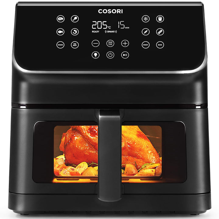 COSORI Luftfritteuse 6,2 Liter mit Fenster, 1700 W, Air Fryer mit 12 Funktionen (Backen und Braten),