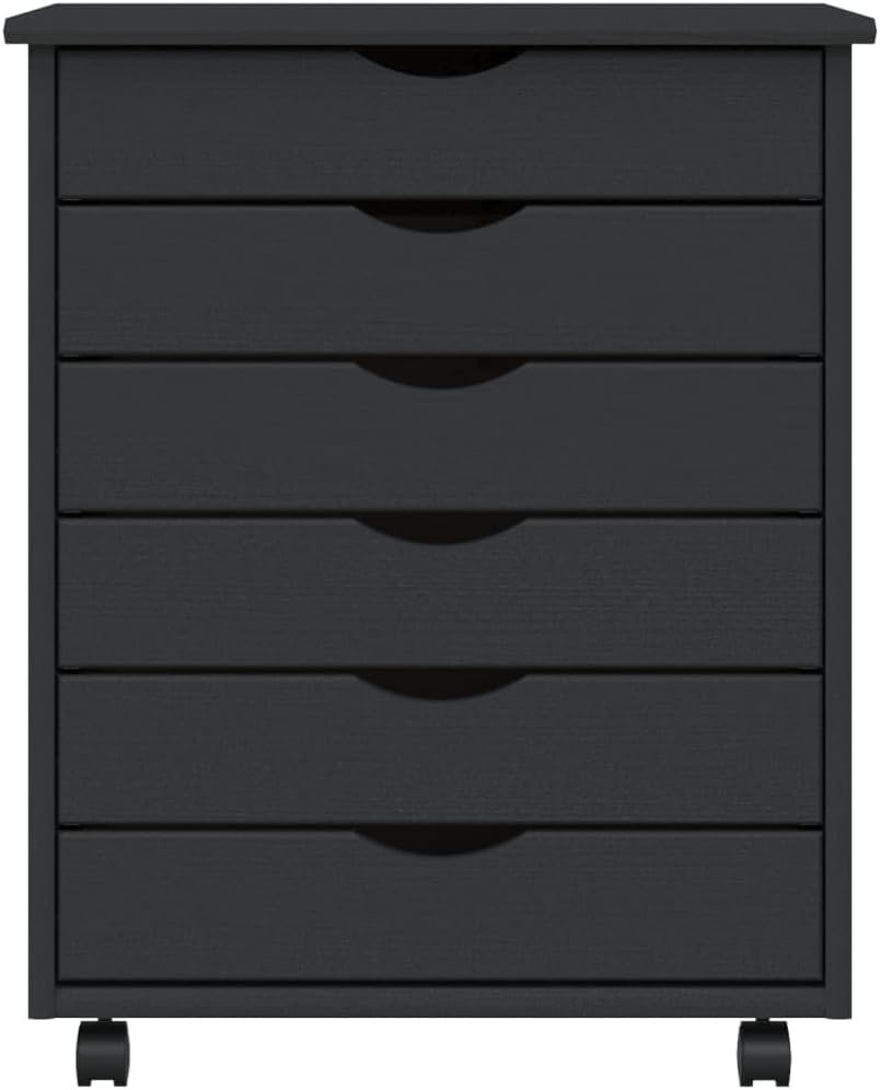 Tidyard Rollschrank mit Schubladen Rollcontainer Büroschrank Aktenschrank Bürocontainer Schrank Büro