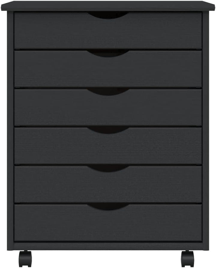 Tidyard Rollschrank mit Schubladen Rollcontainer Büroschrank Aktenschrank Bürocontainer Schrank Büro
