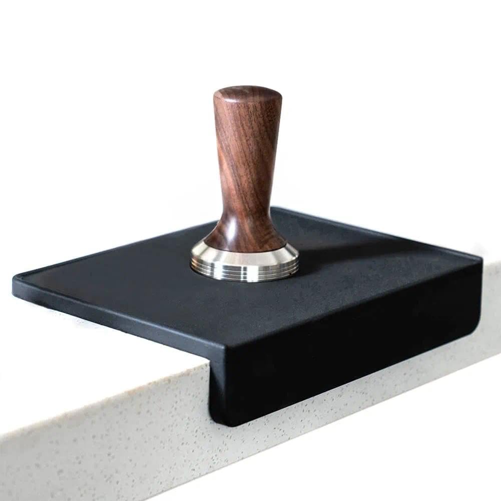 watchget Espresso-Tamping-Matte, Kaffee-Tamper-Matte, schwarzes Silikon-Pad in Lebensmittelqualität,