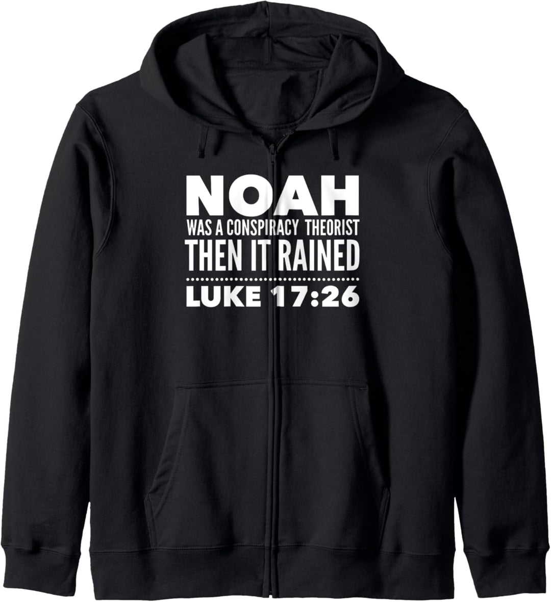 Noah, Bibel, Verschwörungstheoretiker, Endzeiturteil Kapuzenjacke