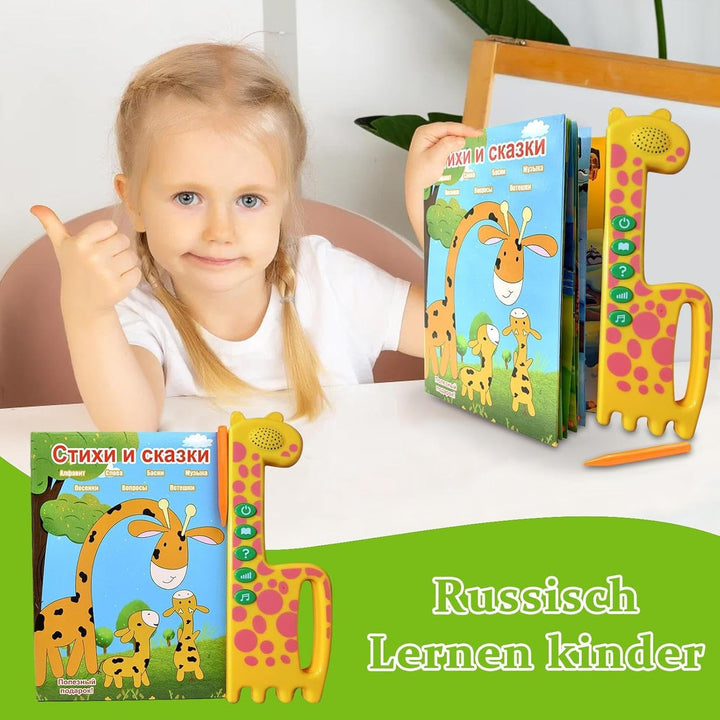 Russische Bücher für Kinder, Bücher mit Sound, Sprachbildungsinstrument Interaktives Spielzeug, russ