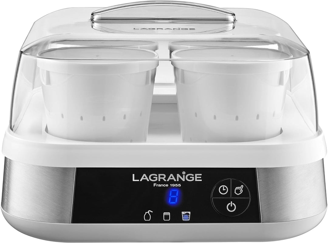 LAGRANGE 459602 yaourtière-fromagère/Flaschenbürste Edelstahl 18 W Joghurtbereiter Käse