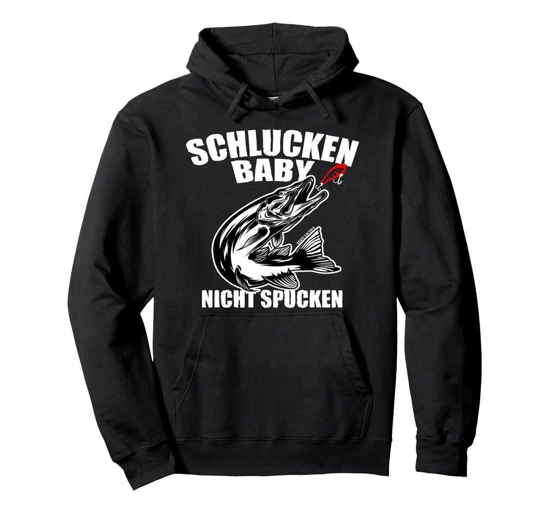 Schlucken Wobbler Hecht Raubfischangler Kapuzenpullover Pullover Hoodie
