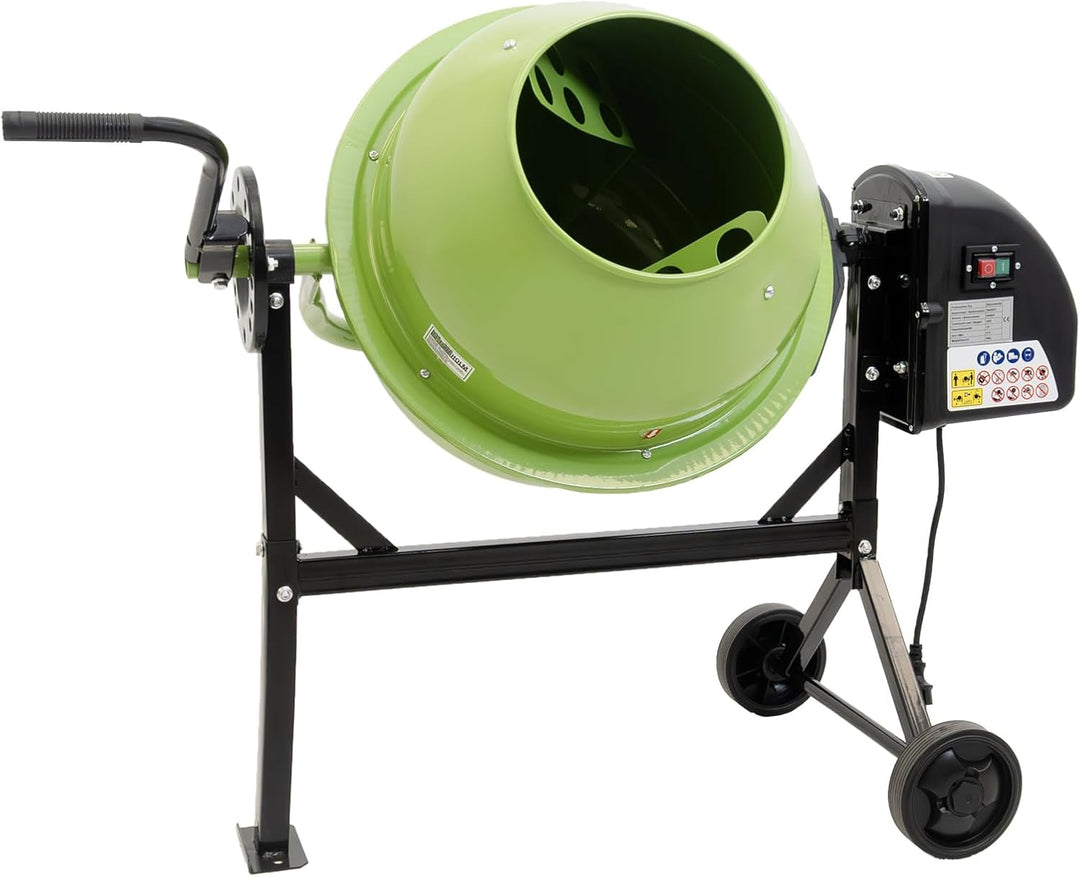 TrutzHolm® Betonmischer mit 70l Trommel leistungsstarker Elektromotor mit 275 Watt stabile Stahlkons