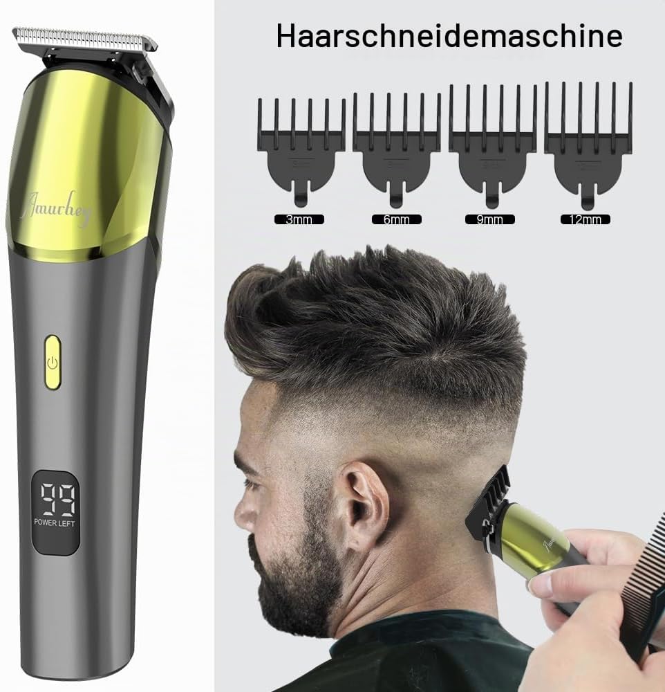 11-in-1 Barttrimmer, Trimmer/Haarschneider Herren, Haarschneidemaschine, All-In-One Bartpflege Bodyg