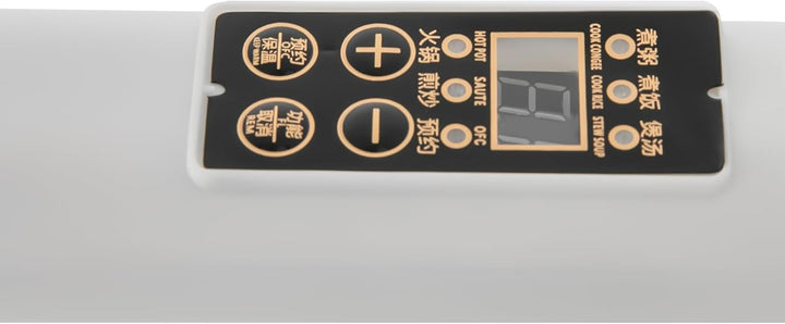 TaNeHaKi Elektrische Topf Mini Elektrische Pfannen Hot Topf 1.6L Multifunktionaler Elektrischer Mini