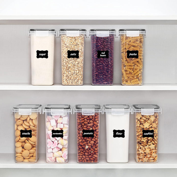 Vtopmart 2L Vorratsdosen Set, Müsli Schüttdose & Frischhaltedosen, BPA frei Kunststoff Vorratsdosen