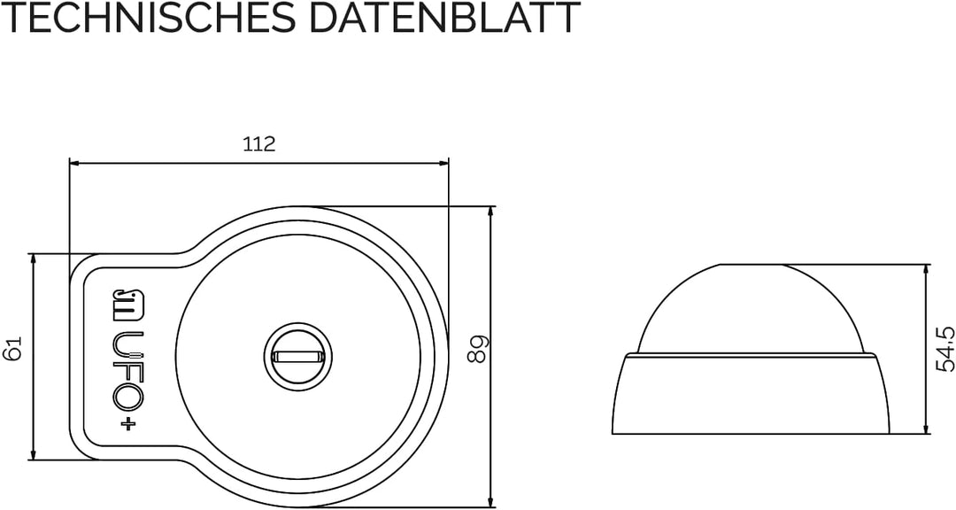 Set mit 3 Meroni UFO plus Diebstahlsicherung zur Sicherung von Nutzfahrzeugtüren
