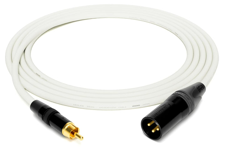 enoaudio Mogami 2534 Quad Professionel Studio Kabel | Neutrik Gold Cinch RCA - XLR male | HiFi, 7,0