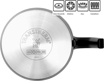 WMF Milchtopf Induktion 14 cm ohne Deckel, kleiner Topf 1,7l, Cromargan Edelstahl beschichtet, Kunst