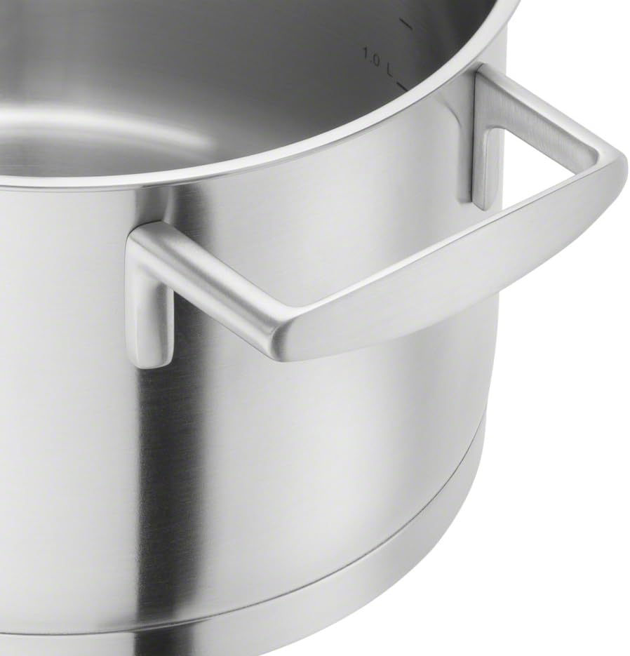ZWILLING Vitality Kochtopf-Set, 5-teilig, 4 Deckel, Induktionsgeeignet, Edelstahl, Silber, 5-teilig