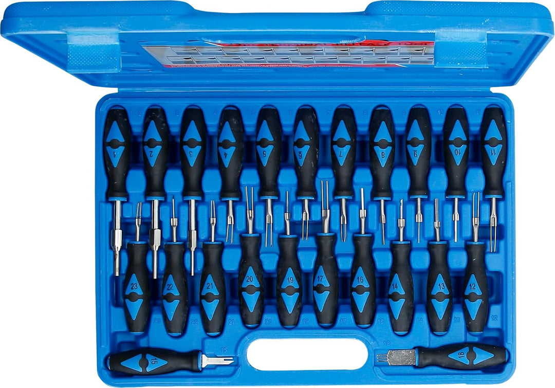 BRILLIANT TOOLS BT511100 Stecker-Entriegelungswerkzeug-Satz, 23-tlg [Powered by KS TOOLS]