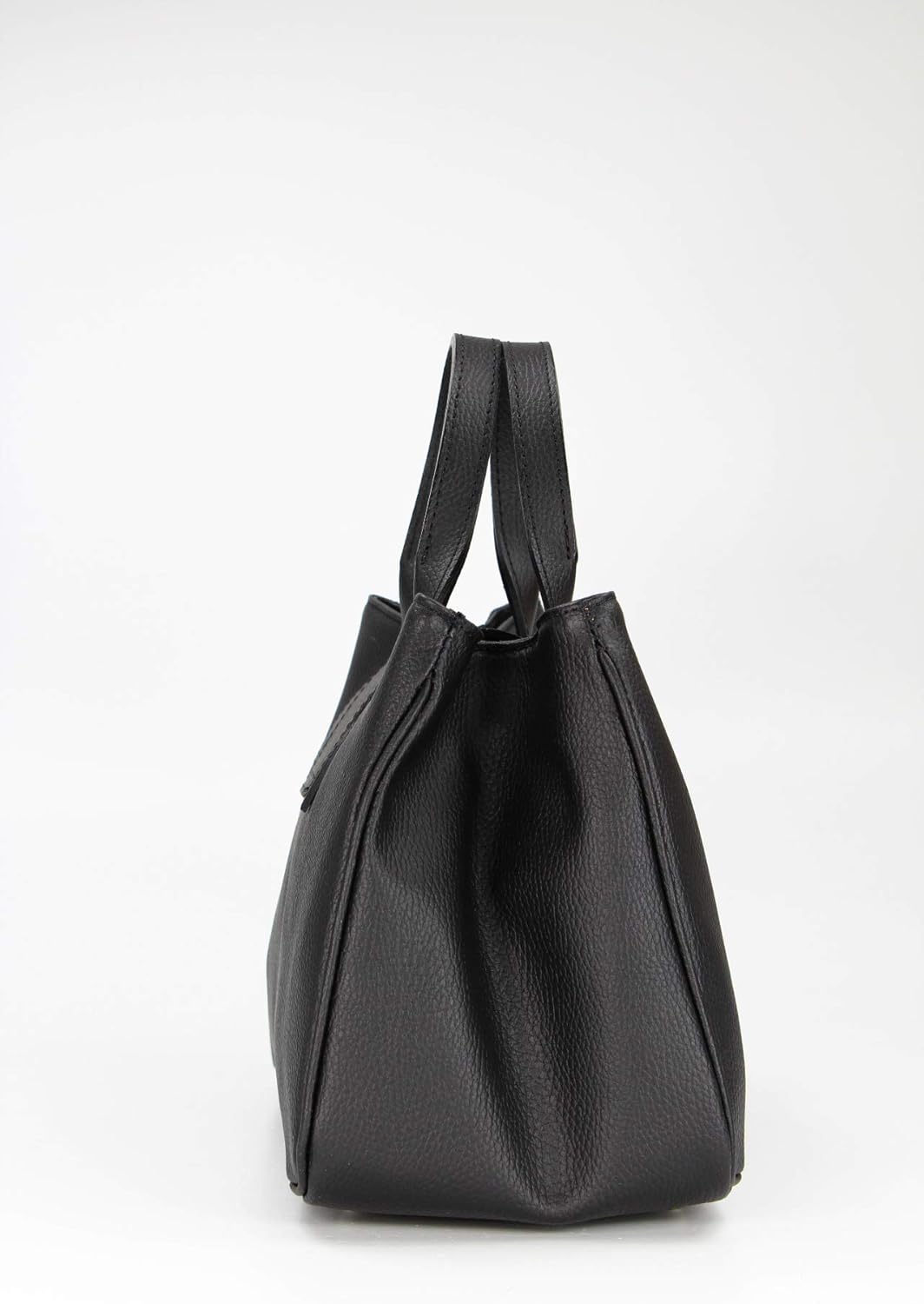 Belli Echt Leder Handtasche italienische Damen Ledertasche Umhängetasche Henkeltasche in Glattleder,