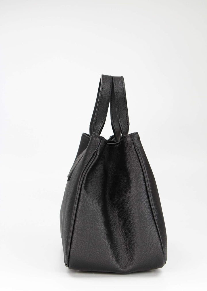 Belli Echt Leder Handtasche italienische Damen Ledertasche Umhängetasche Henkeltasche in Glattleder,