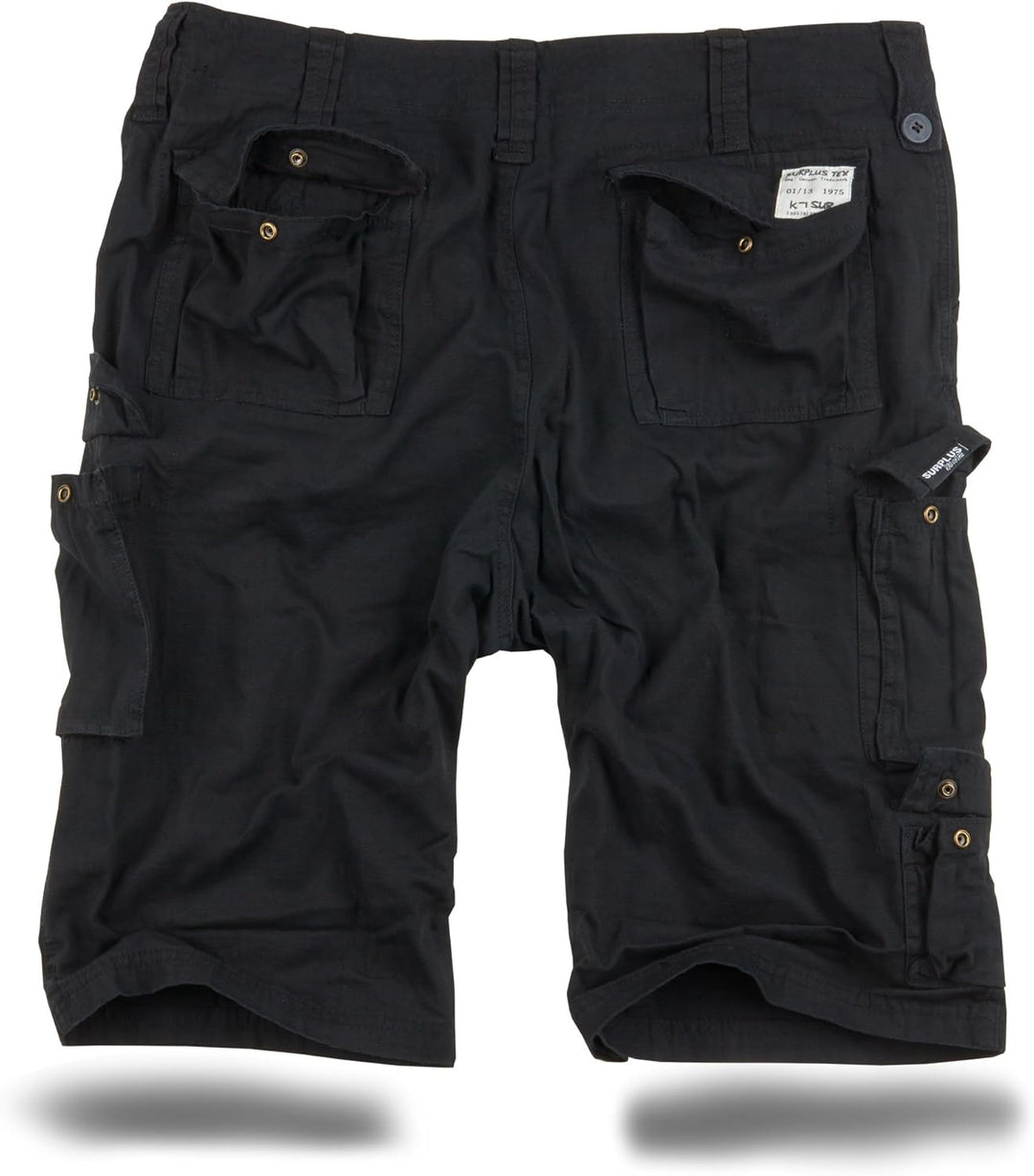 Trooper Cargo Shorts Herren – 100% Baumwolle, Robuste Militär Shorts mit vielen Taschen, Bequeme Out
