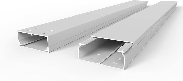 SCOS Smartcosat SCOSKK60 10 m Kabelkanal (L x B x H 2000 x 100 x 40 mm, PVC, Kabelleiste, Schraubbar