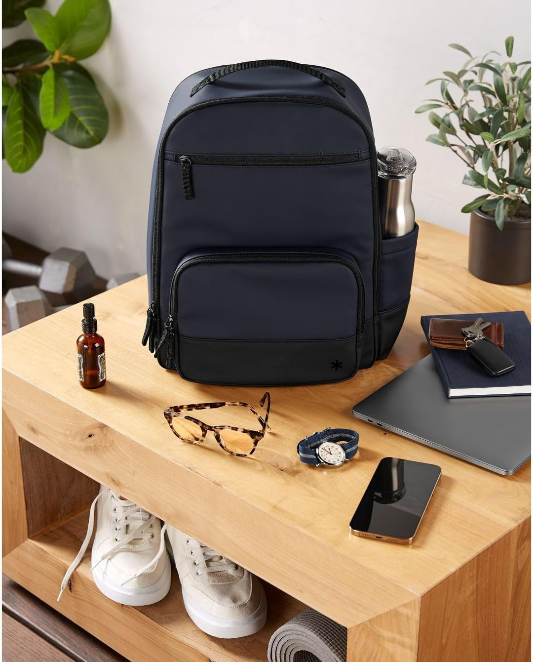 Skip Hop Wickeltaschen-Rucksack: Flex, multifunktionale Baby-Reisetasche mit Wickelunterlage &amp; Kinde