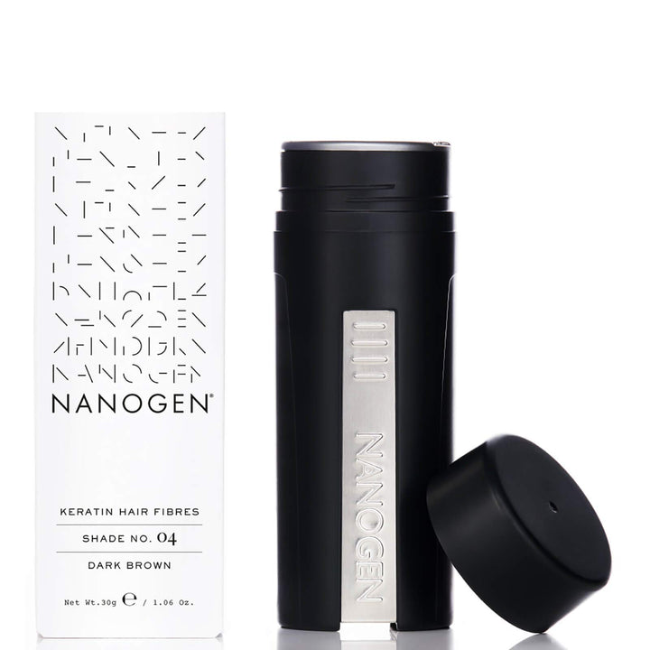 Nanogen Hair Thickening Fibres Dark Brown, 30g dunkelbraun 30g, dunkelbraun 30g