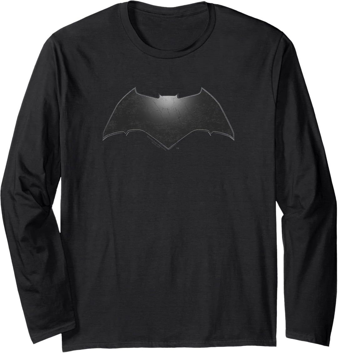 Batman v Superman Beveled Bat Logo Langarmshirt