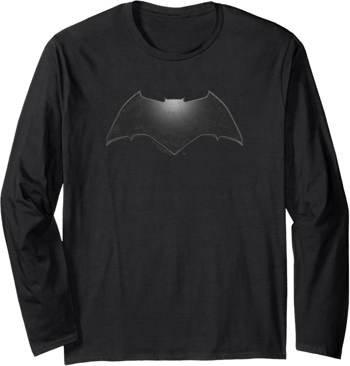 Batman v Superman Beveled Bat Logo Langarmshirt