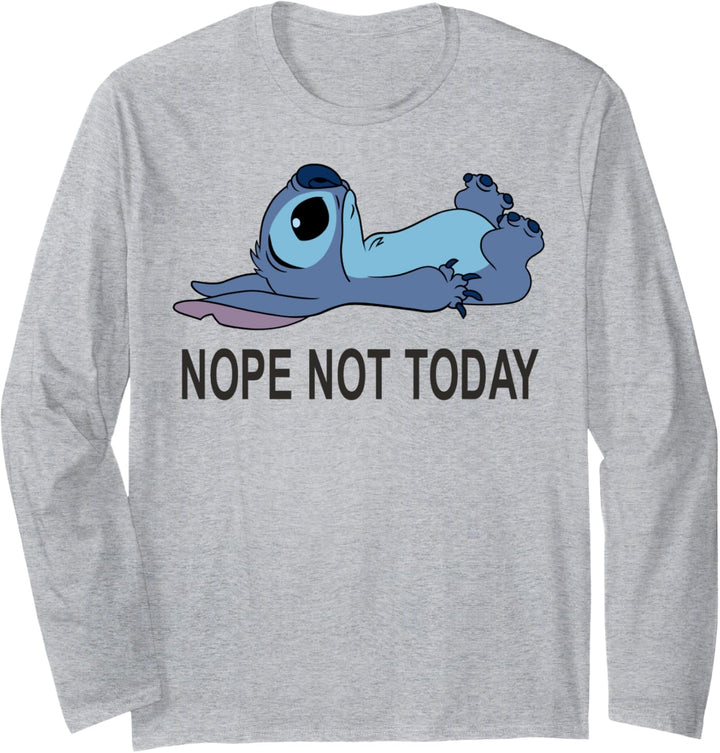 Disney Lilo & Stitch Nope Not Today Langarmshirt
