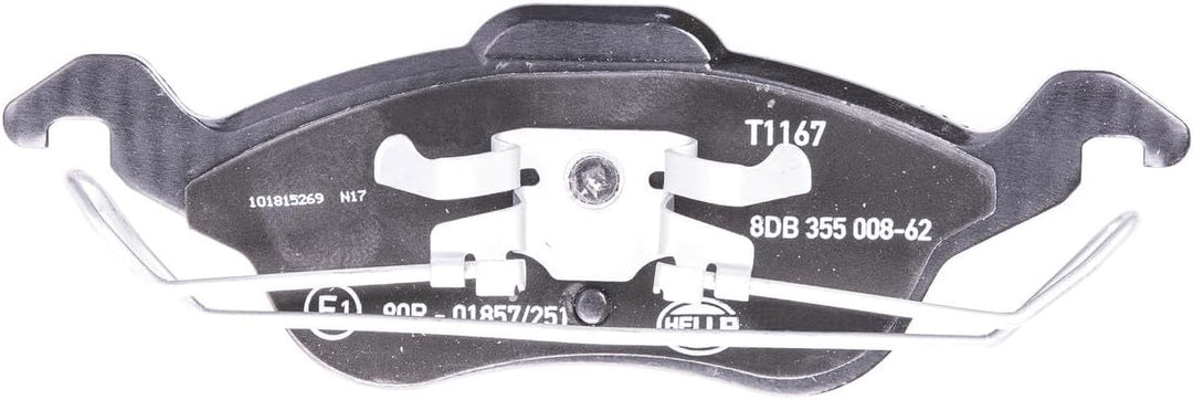 HELLA PAGID 8DB 355 008-621 Bremsbelagsatz - T1167 - Dicke/Stärke: 19.3mm - Bremssystem: Teves - nic