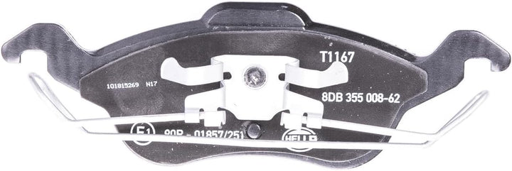 HELLA PAGID 8DB 355 008-621 Bremsbelagsatz - T1167 - Dicke/Stärke: 19.3mm - Bremssystem: Teves - nic