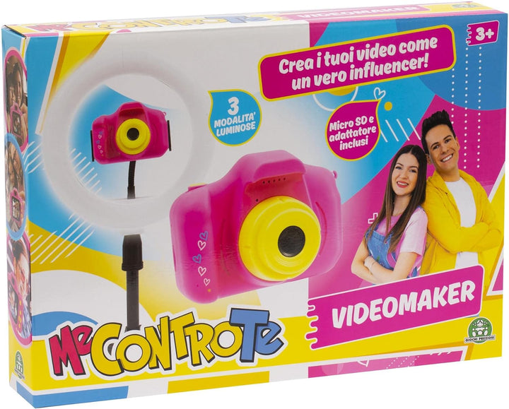 Giochi Preziosi Me Contro Te Studio Maker, Digitalkamera für Kinder mit Stativ, höhenverstellbar, Mä