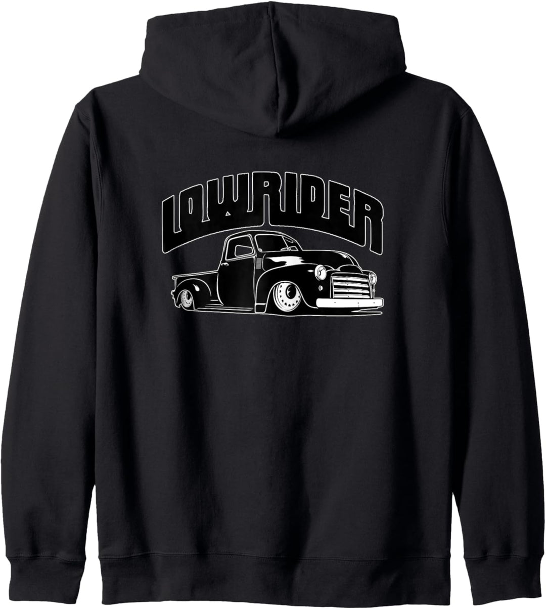 Klassischer Pickup-Truck, Custom Lowrider, Vintage Hot Rod Kapuzenjacke