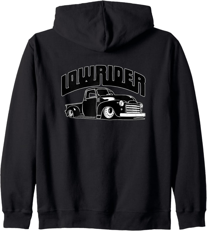 Klassischer Pickup-Truck, Custom Lowrider, Vintage Hot Rod Kapuzenjacke