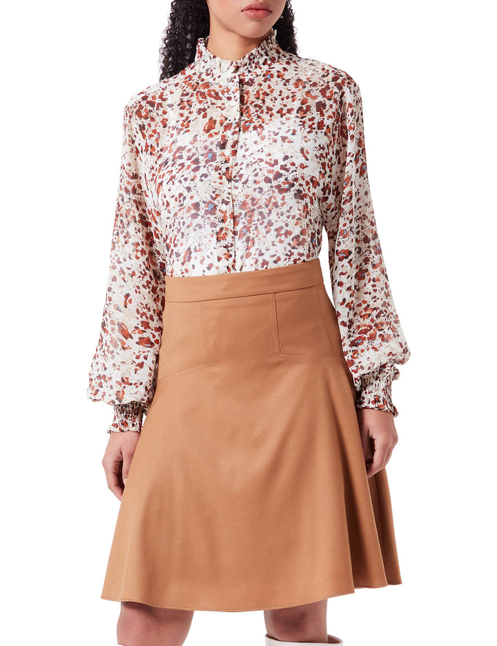 HUGO Damen Ritina Skirt 32 Open Brown246, 32 Open Brown246