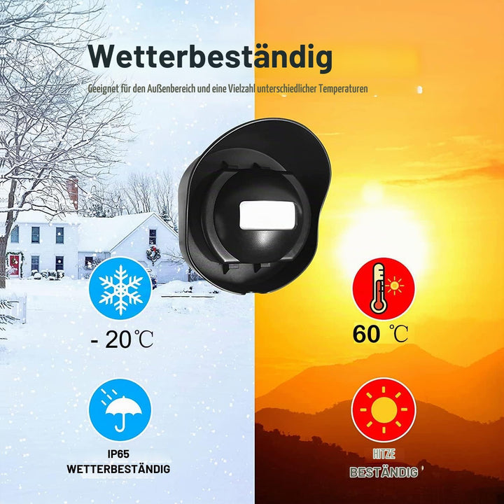 Bewegungsmelder Durchgangsmelder Alarm Katzenklingel Funkalarmanlage Set mit Plug-in-Empfänger und P