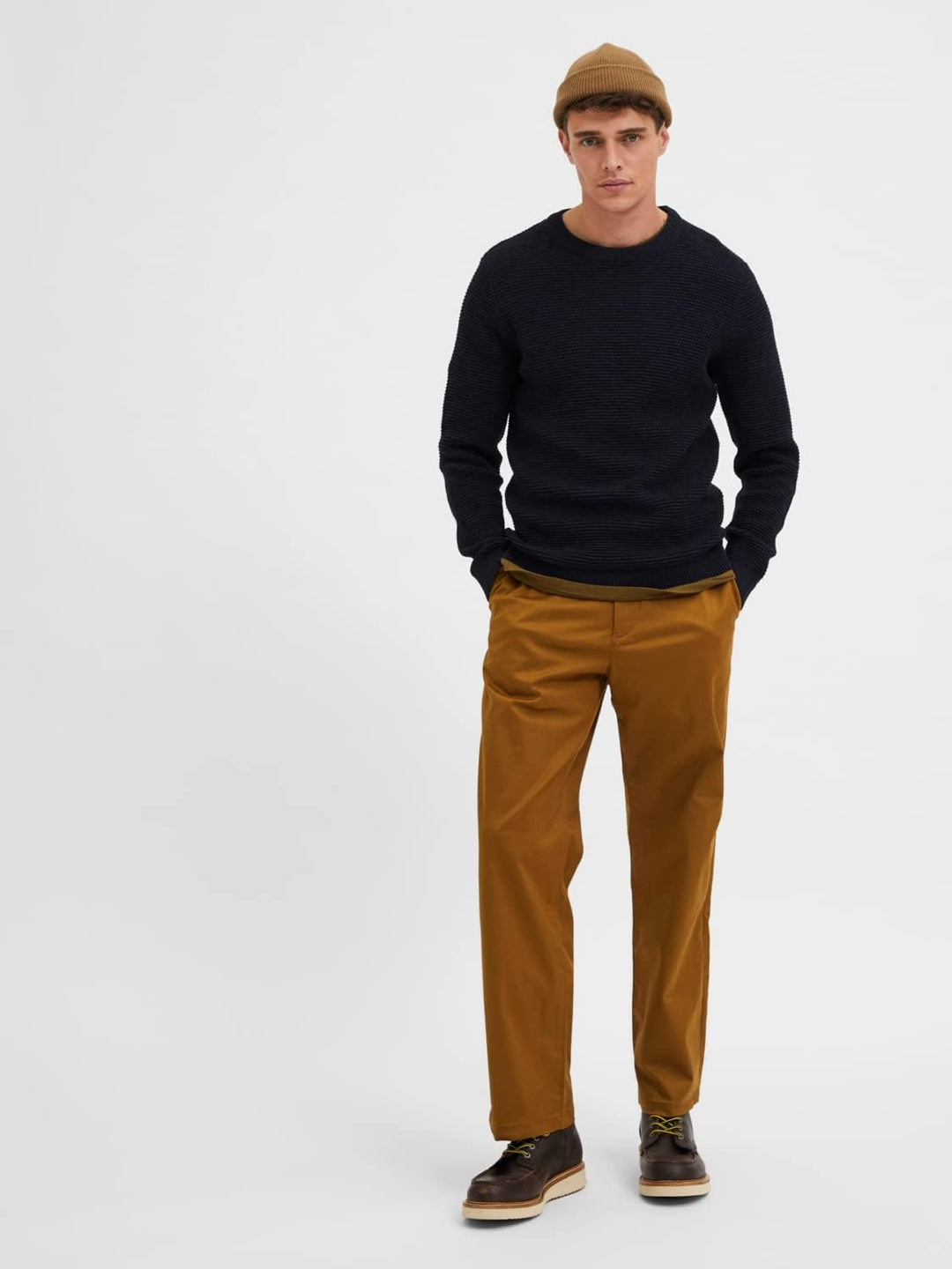 Selected Homme Herren Chino 32W / 34L Breen, 32W / 34L Breen