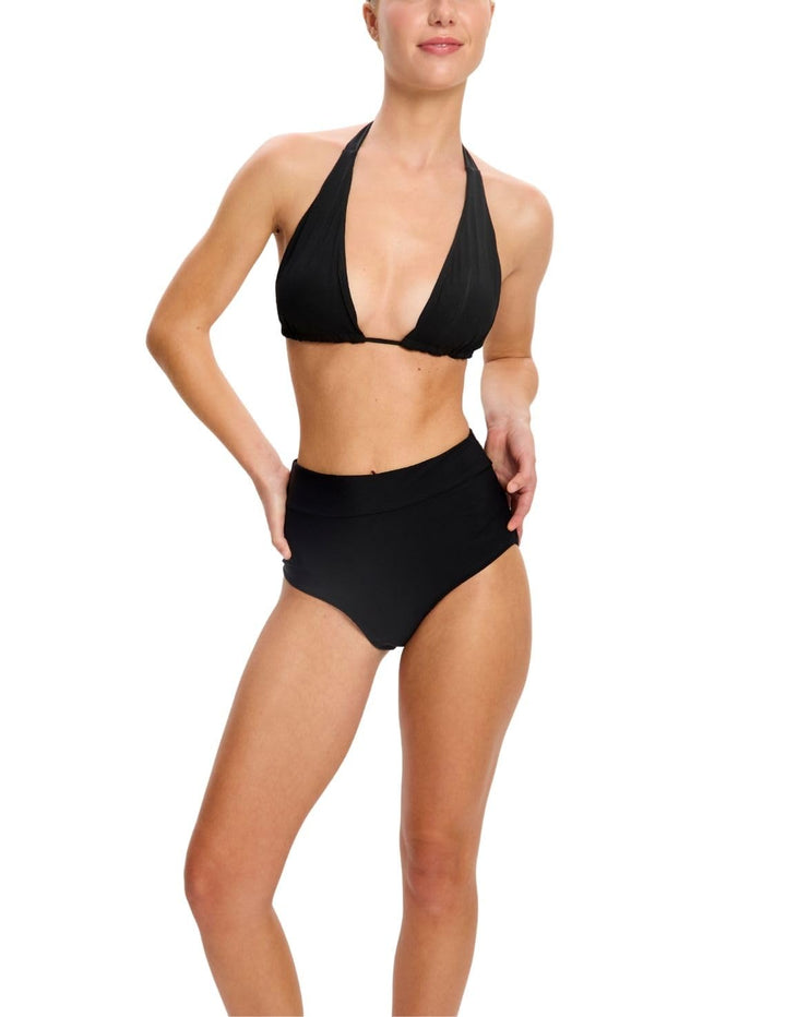 Modibodi Swimwear Recycled Hi Waist Bikini-Slip – leichte bis mittlere Saugfähigkeit – Menstruations