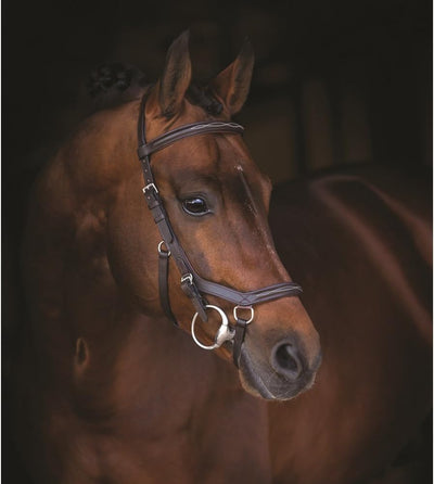 Horseware Rambo Micklem Deluxe Competition Bridle Trense Farbe und Grösse wählbar Braun Pony, Braun