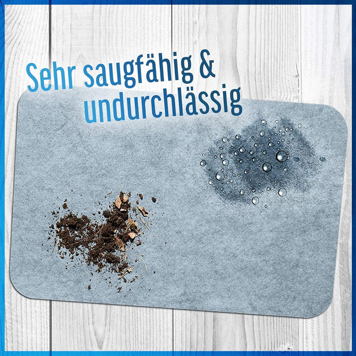 HomeProtect® | Schmutzfangmatte - SUPERDÜNN 2 mm, Selbstklebende Fussmatte, Schuhmatte, Fussabstreif