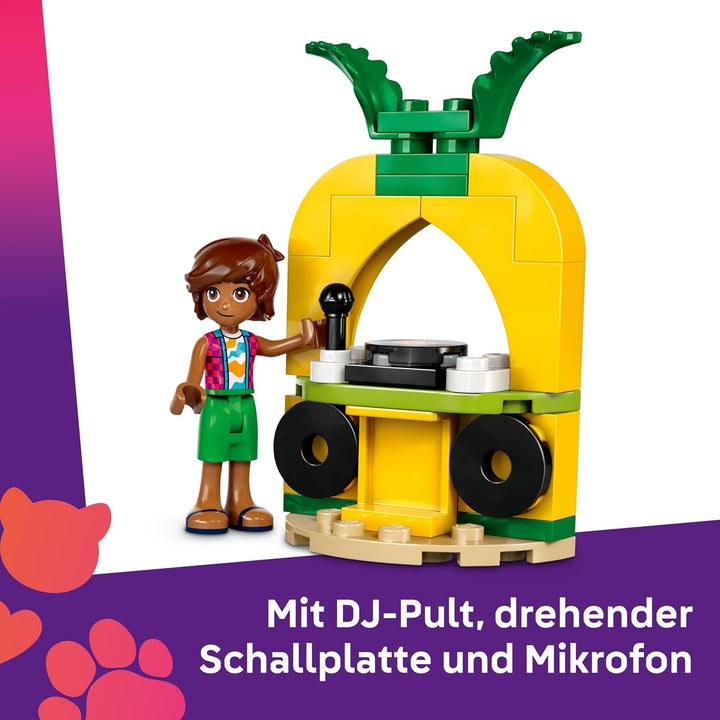 LEGO Friends Poolparty mit Einhorn und Flamingo - Spielzeug mit Tier Schwimmtieren, 2 Minifiguren, K