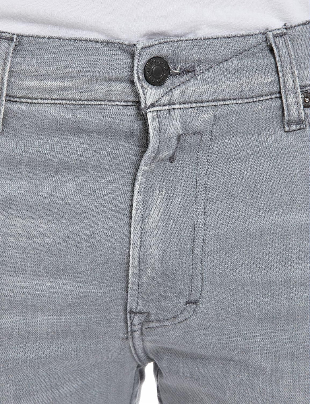 Replay Herren Jeans Mickym Slim-Fit 33W / 30L Light Grey 095, 33W / 30L Light Grey 095