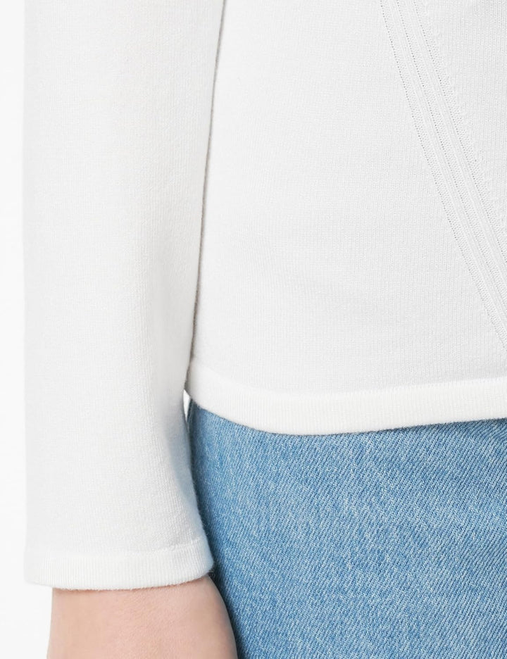 comma Damen Pullover 38 White 0120, 38 White 0120