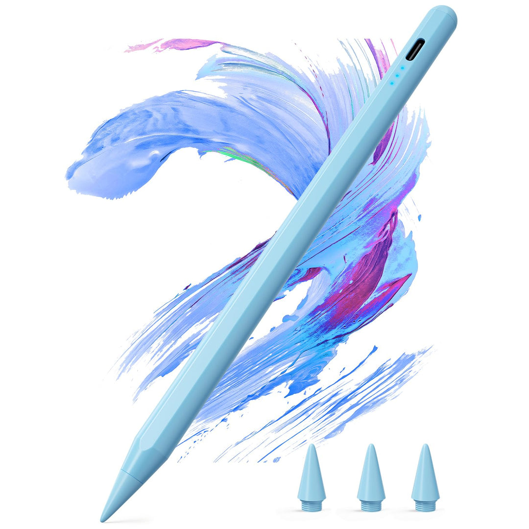 Kingone Stift für Apple iPad 2018-2025, 2X Schnellladung, kompatibel mit iPad 11/10/9/8/7/6, Pro M4/