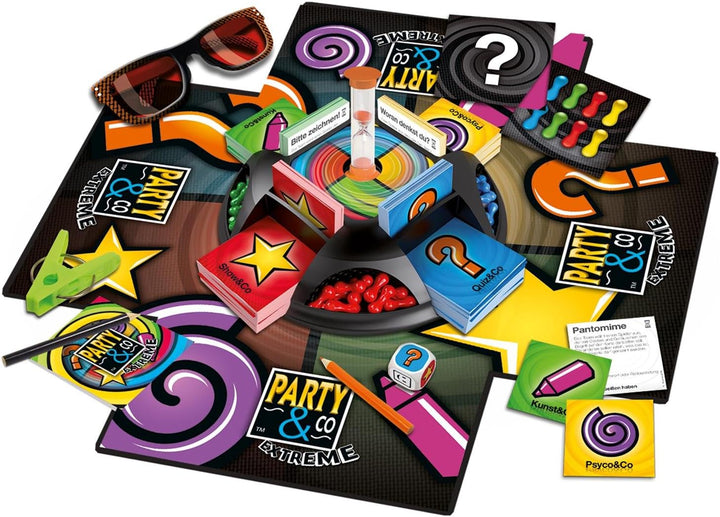 Jumbo - Party & Co. Extreme 3.0 Multi-Trial-Brettspiel, von 3 bis 20 Spielern, ab 14 Jahren, Spiel a