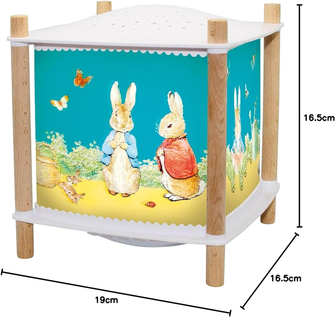 Trousselier 6260088 Magisches Nachtlicht mit Musik, Kinder Schlaflicht Peter Hase, Einschlafhilfe mi