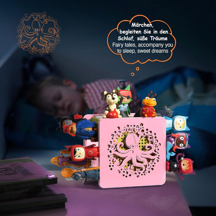 Tonie Regal vollständig magnetisches Toniebox Regal Tonie aufbewahrung für bis zu 25-40 Figuren + Bo