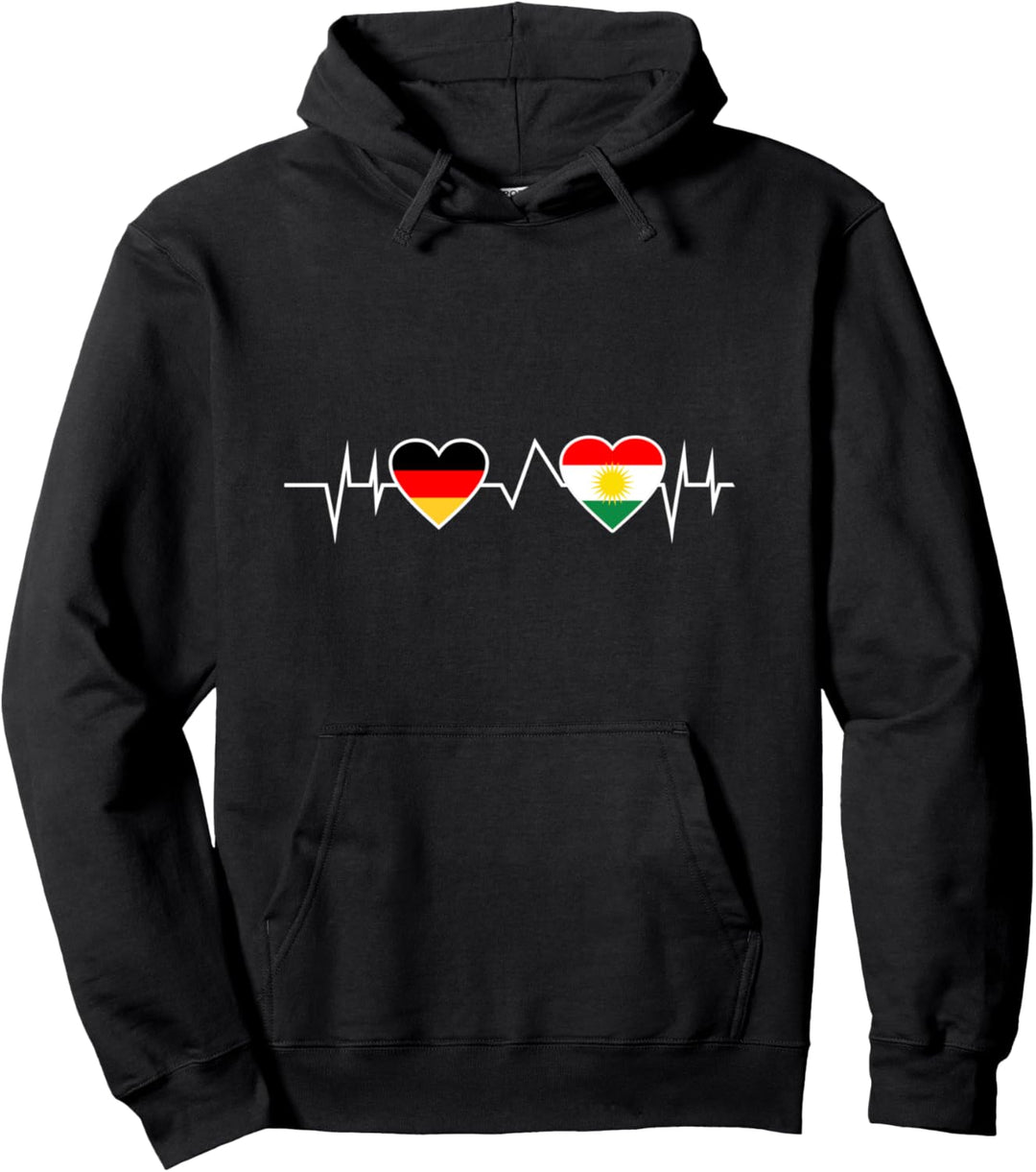 Kurden Kirdischer Herzschlag Pullover Hoodie