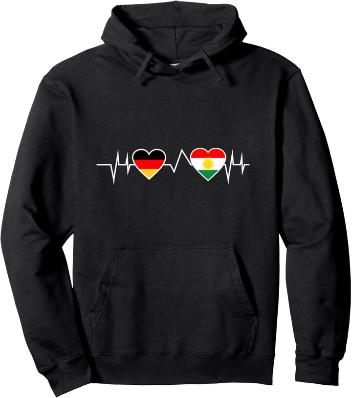 Kurden Kirdischer Herzschlag Pullover Hoodie