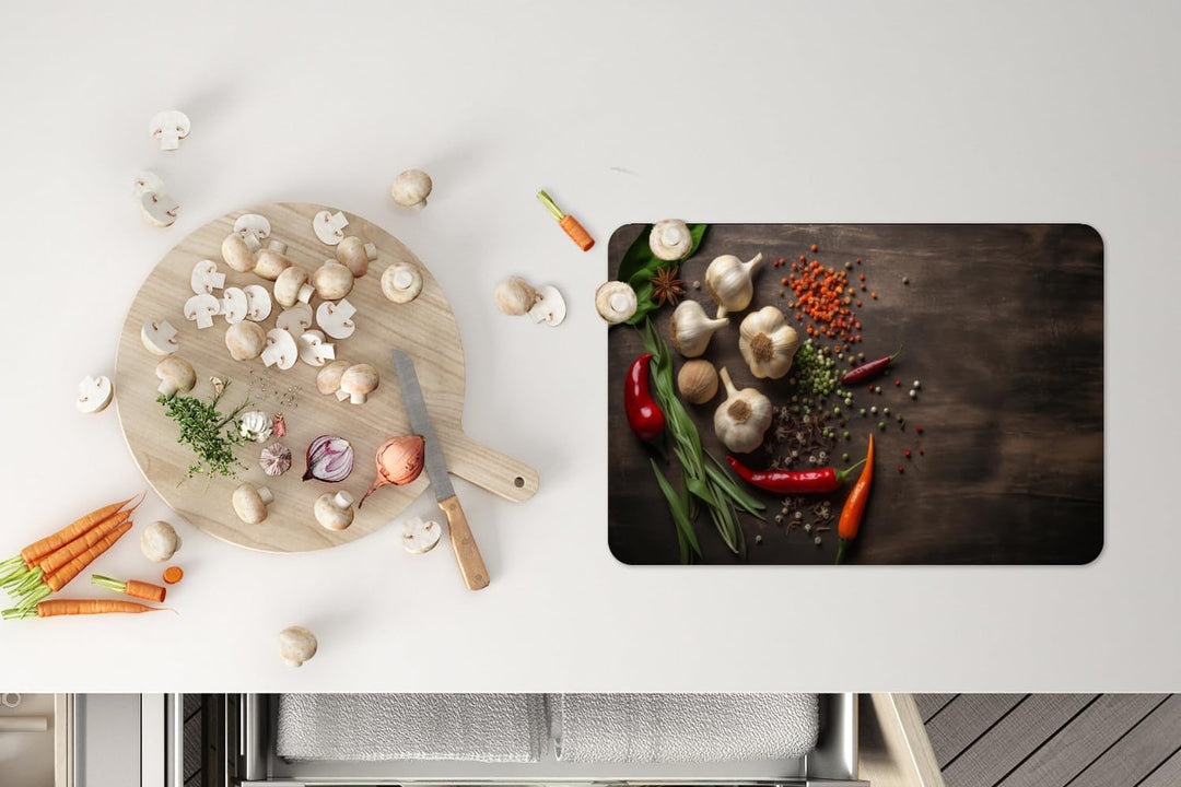 KitchenYeah© Platzsets Abwaschbar 6-Teilig 45x30 cm Tischsets Platzdeckchen rutschfeste Platzset Unt